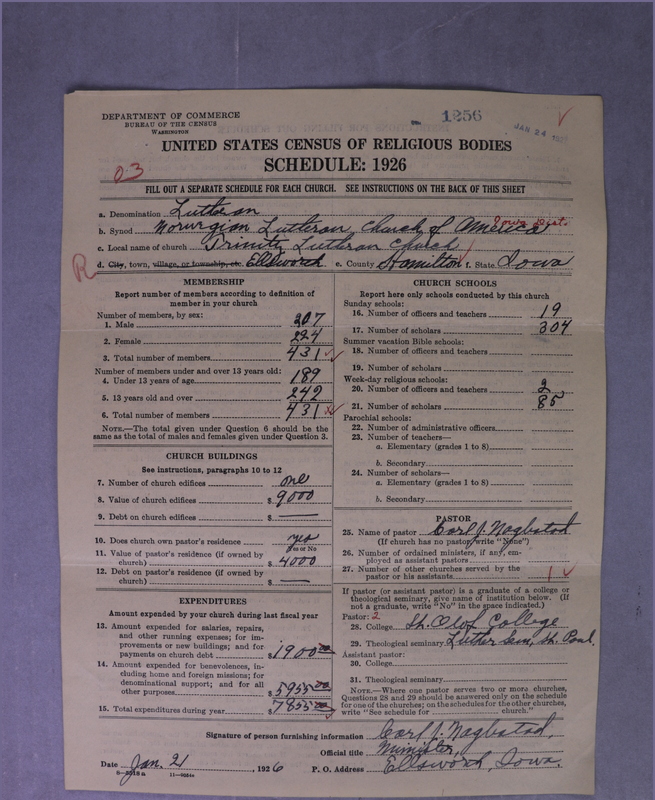 Scan of Norwegian Lutheran Church of America: 1256