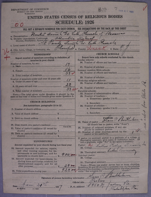 Scan of United Danish Evangelical Lutheran Church in America: 7