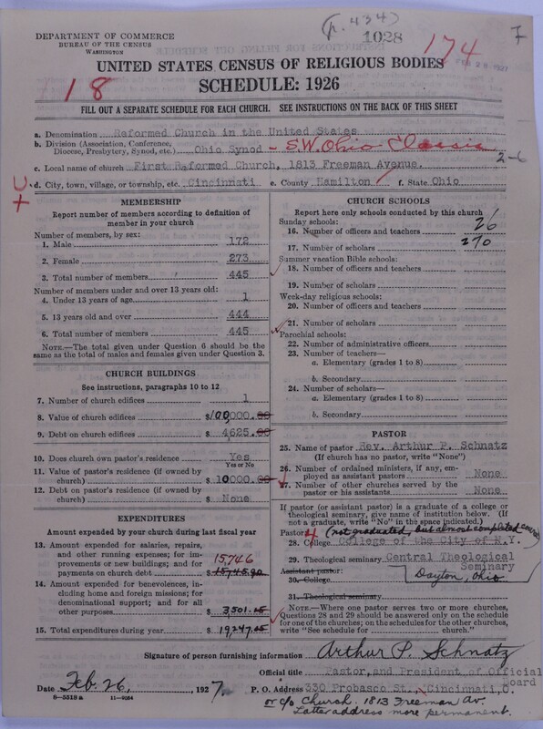 Scan of Reformed Church in the United States: 1028