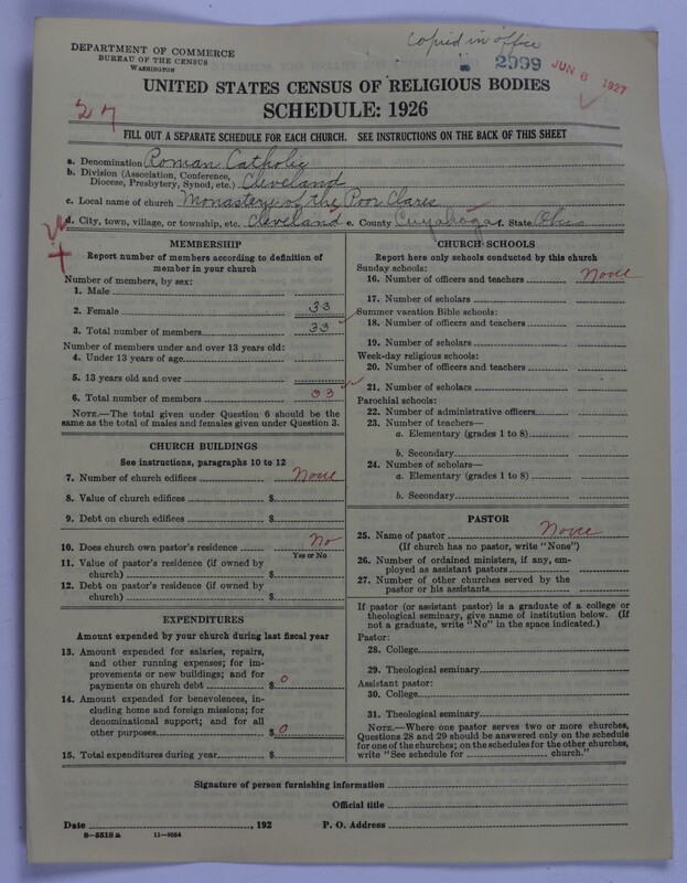 Scan of Roman Catholic Church: 2999