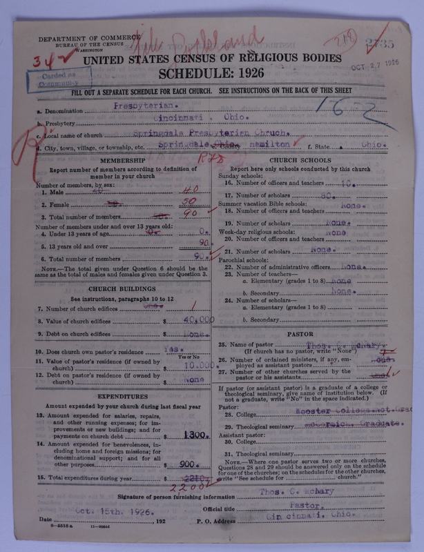 Scan of Presbyterian Church in the United States of America: 2735