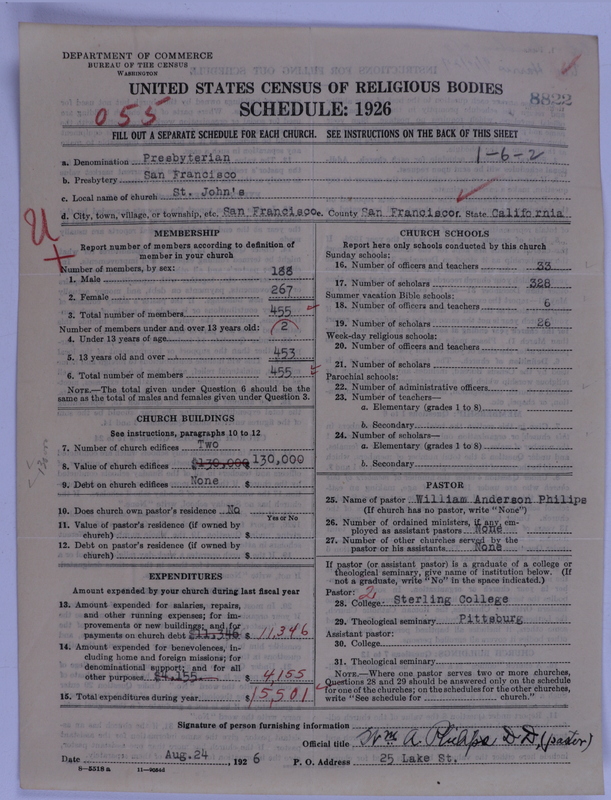Scan of Presbyterian Church in the United States of America: 8822