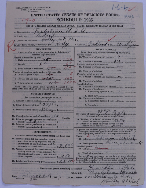Scan of Presbyterian Church in the United States of America: 4084