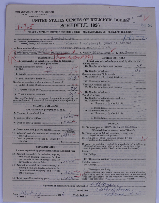 Scan of Presbyterian Church in the United States of America: 5936