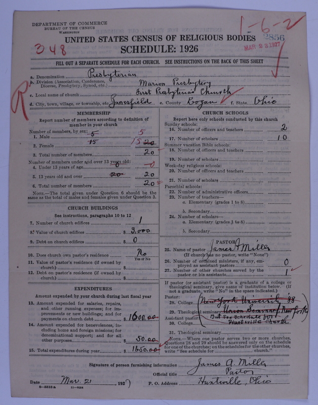 Scan of Presbyterian Church in the United States of America: 2856