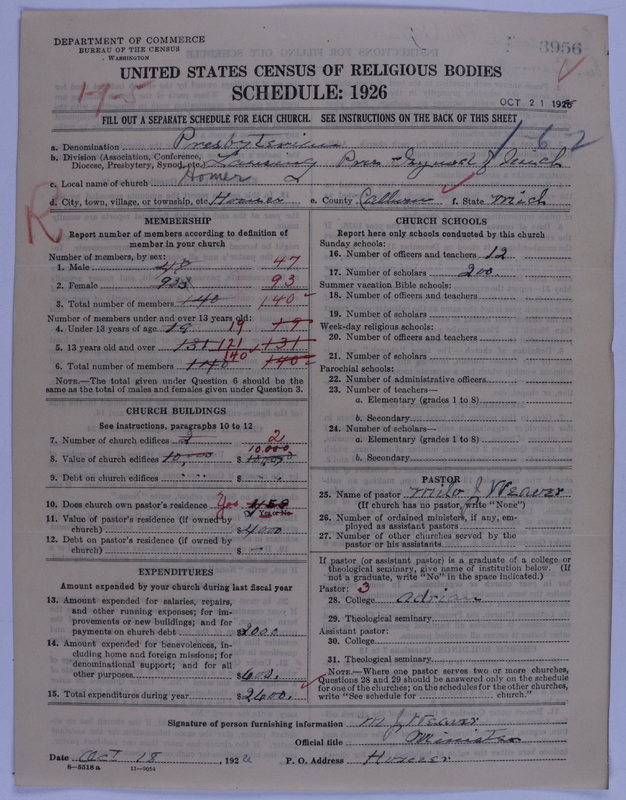 Scan of Presbyterian Church in the United States of America: 3956
