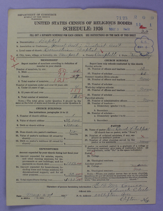Scan of Negro Baptists: 7123