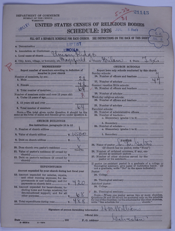 Scan of Negro Baptists: 21143
