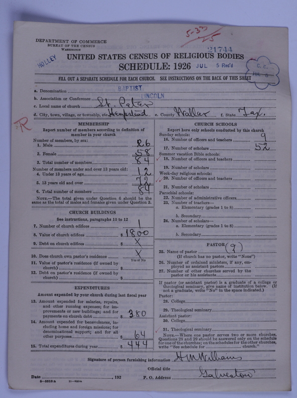 Scan of Negro Baptists: 21744