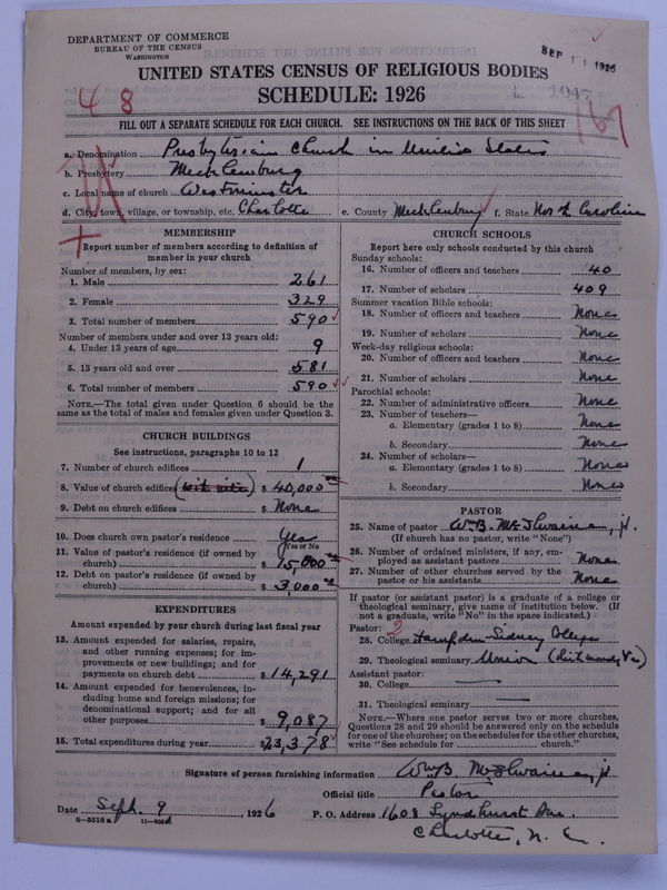 Scan of Presbyterian Church in the United States: 1047