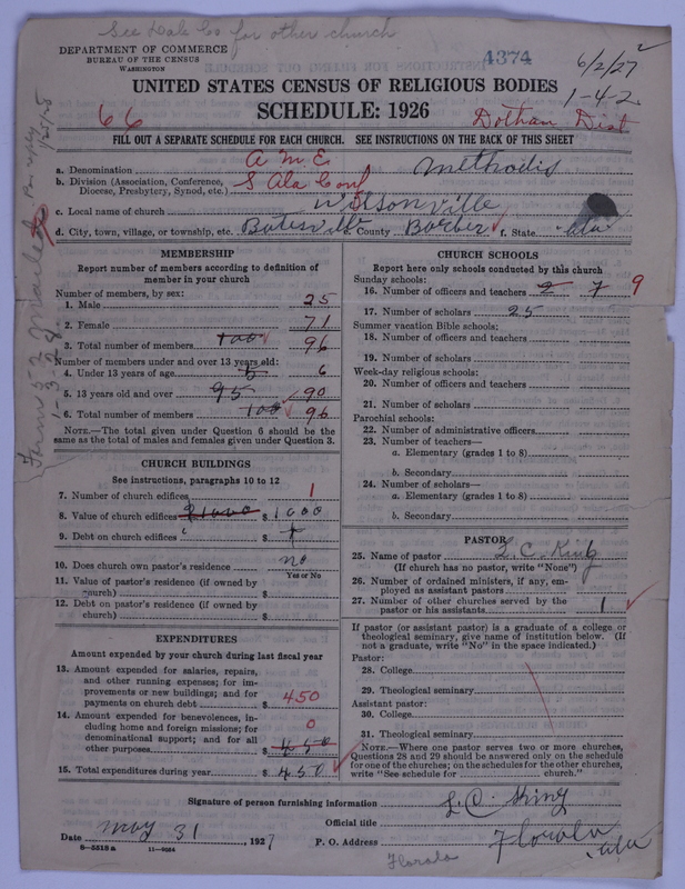 Scan of African Methodist Episcopal Church: 4374