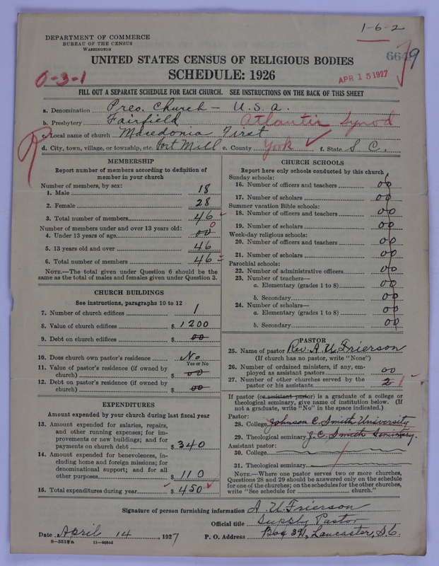 Scan of Presbyterian Church in the United States of America: 6649