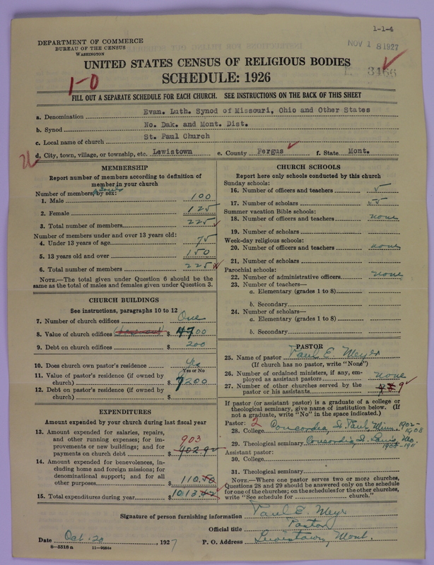 Scan of Evangelical Lutheran Synodical Conference of America: Evangelical Lutheran Synod of Missouri, Ohio, and Other States: 3466