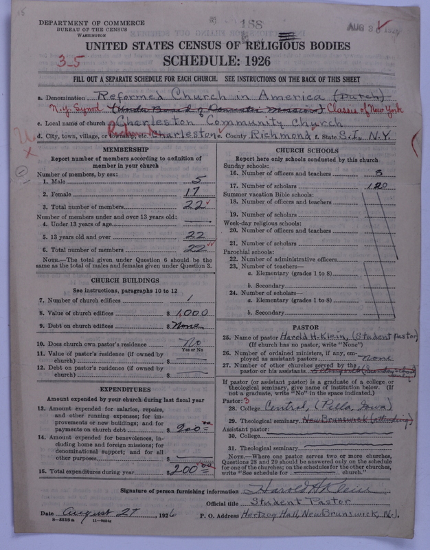 Scan of Reformed Church in America: 188
