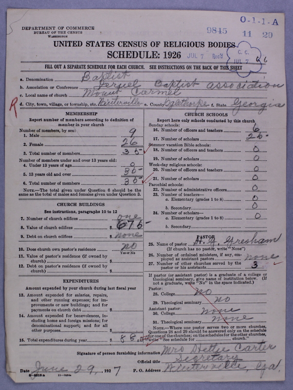 Scan of Negro Baptists: 9845