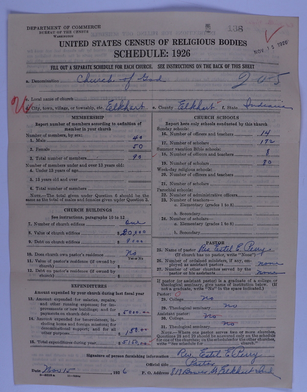 Scan of Church of God (Headquarters, Anderson, Ind.): 138
