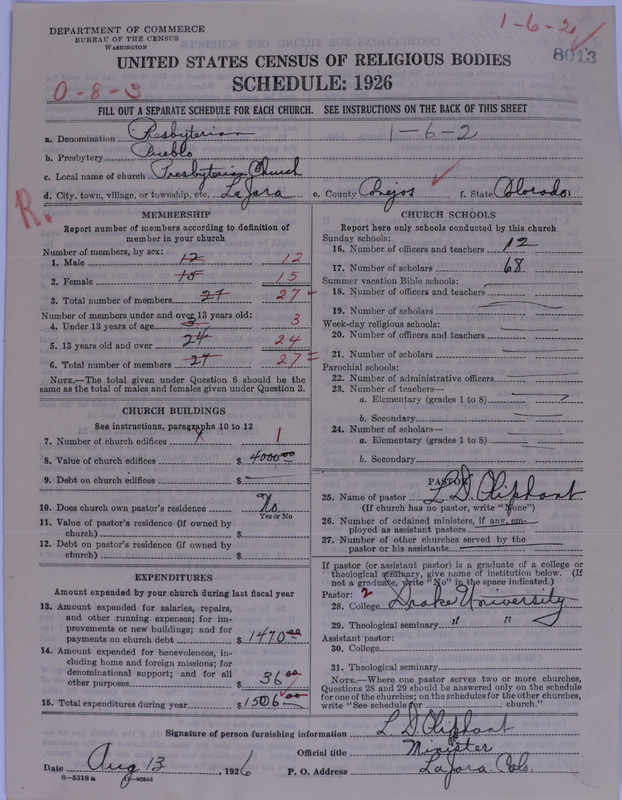 Scan of Presbyterian Church in the United States of America: 8013