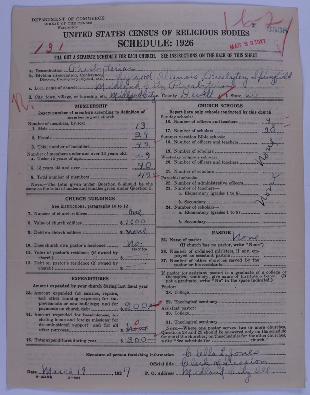Scan of Presbyterian Church in the United States of America: 3538