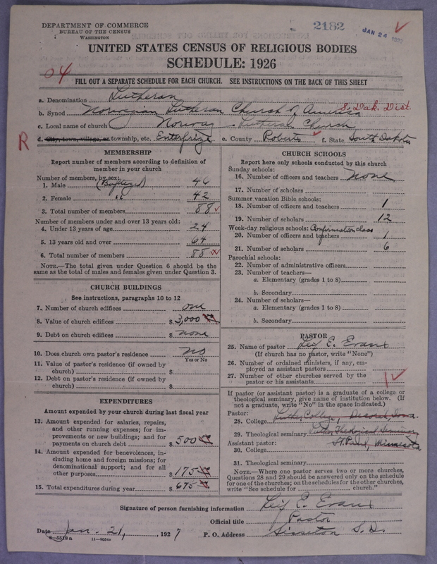 Scan of Norwegian Lutheran Church of America: 2182