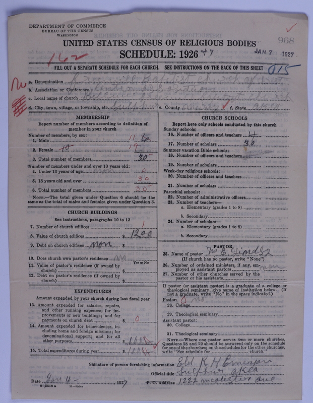 Scan of Free Will Baptists: 968