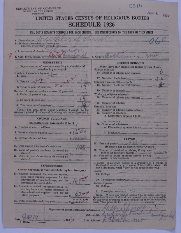 Scan of Disciples of Christ: 2516