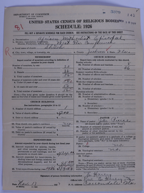 Scan of African Methodist Episcopal Church: 3579