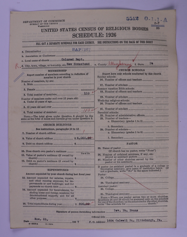 Scan of Negro Baptists: 5512