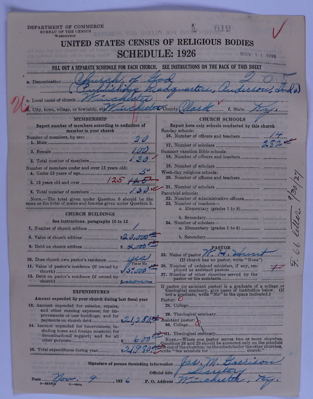 Scan of Church of God (Headquarters, Anderson, Ind.): 619