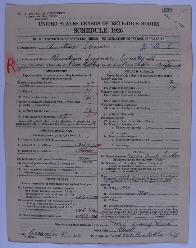 Scan of Church of Christ, Scientist: 227