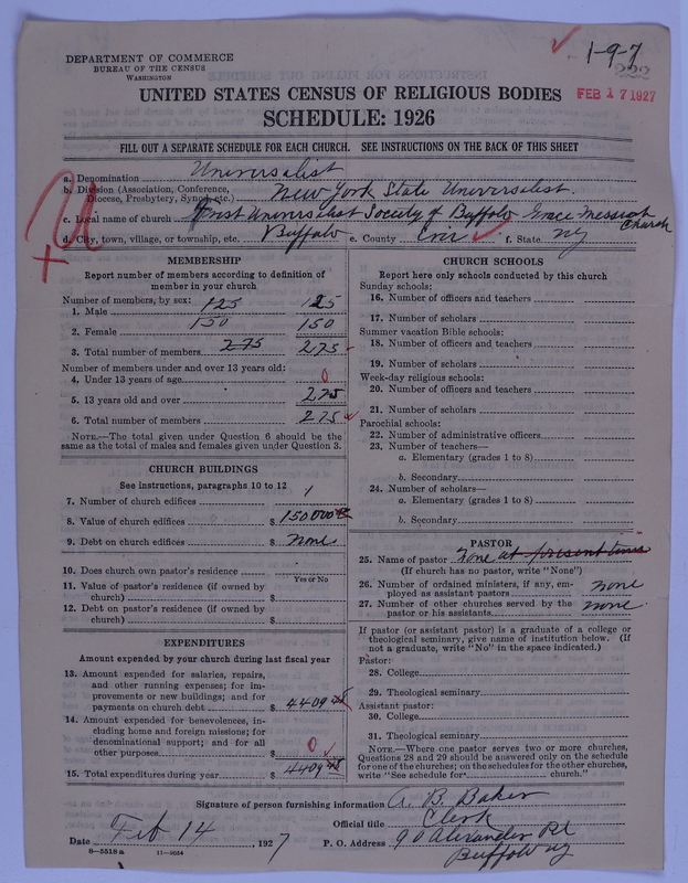 Scan of Universalist Church: 222