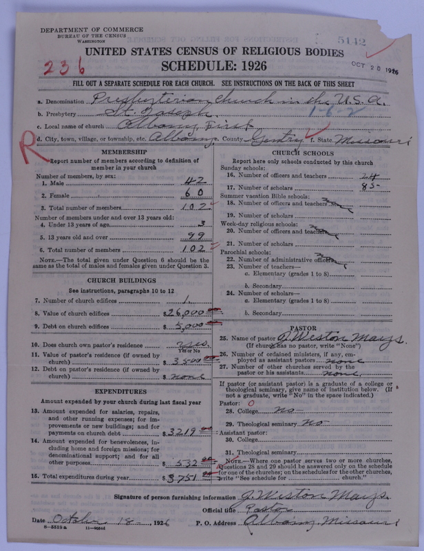 Scan of Presbyterian Church in the United States of America: 5142