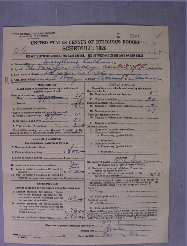 Scan of Norwegian Lutheran Church of America: 358