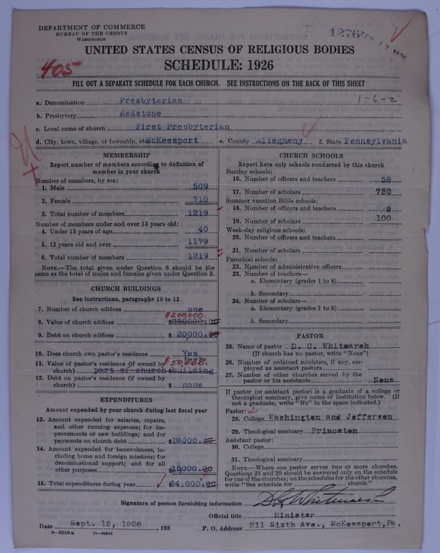 Scan of Presbyterian Church in the United States of America: 1276