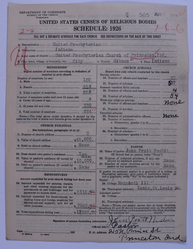 Scan of United Presbyterian Church of North America: 565