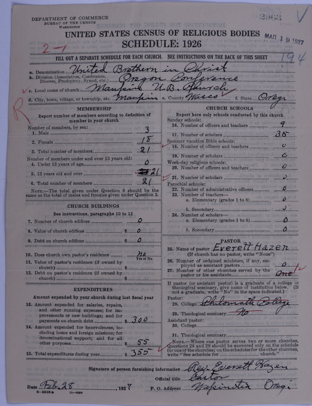 Scan of Church of the United Brethren in Christ: 2963