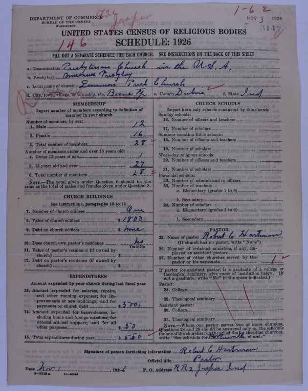 Scan of Presbyterian Church in the United States of America: 3147