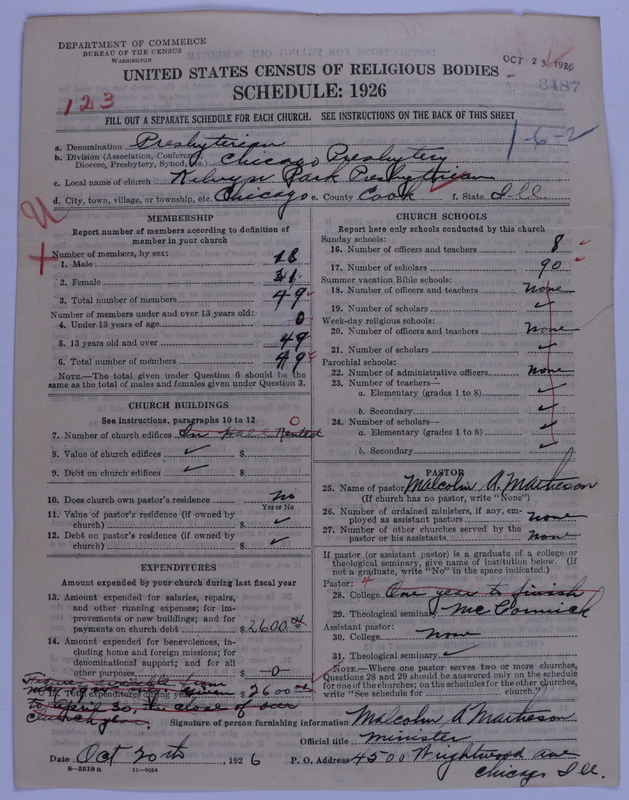 Scan of Presbyterian Church in the United States of America: 3487