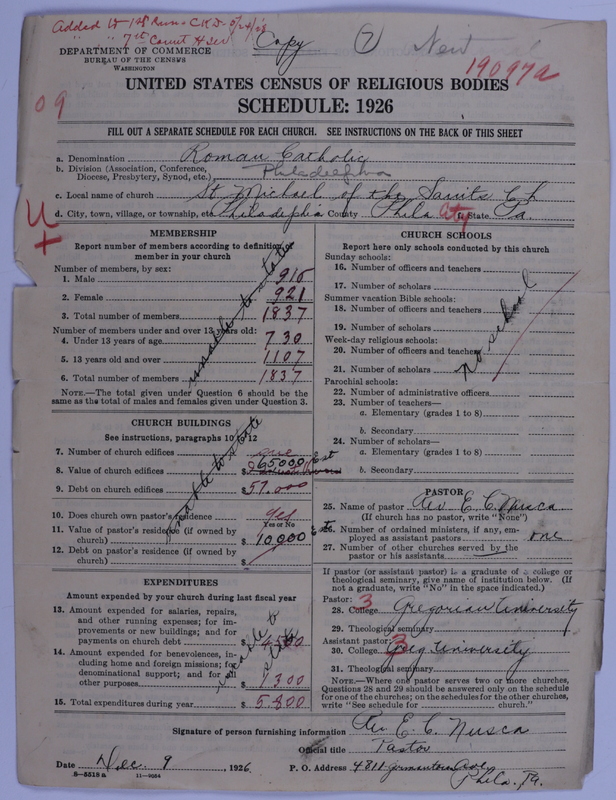 Scan of Roman Catholic Church: 19097a