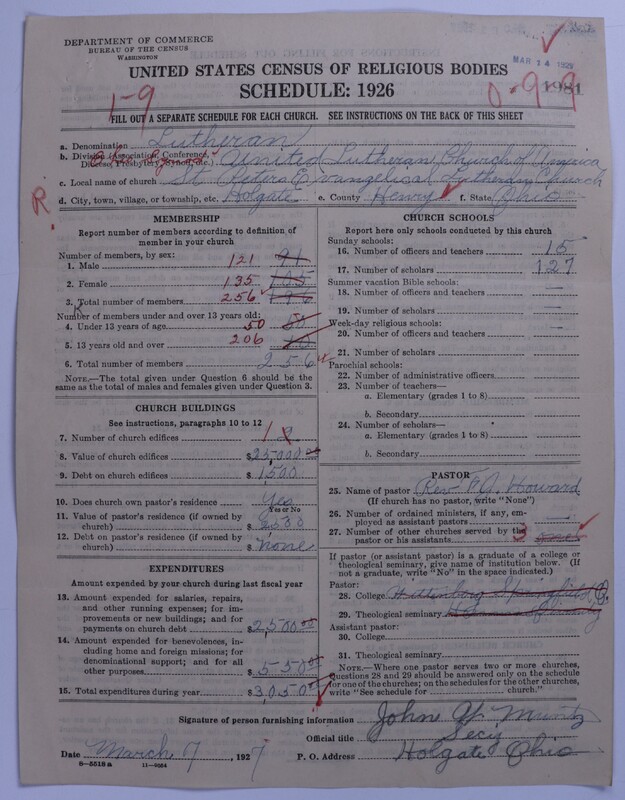 Scan of United Lutheran Church in America: 1981