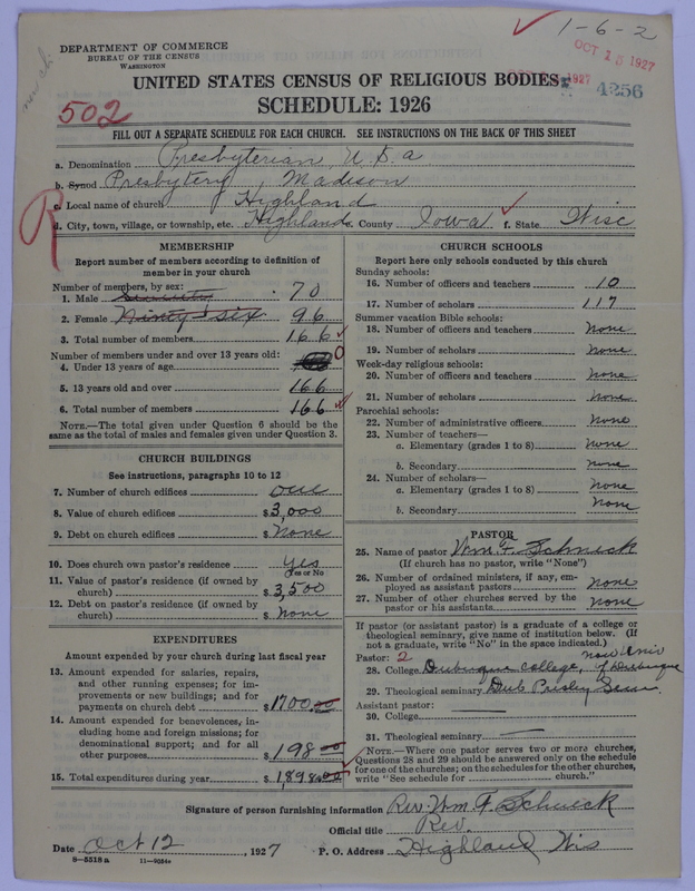 Scan of Presbyterian Church in the United States of America: 4256