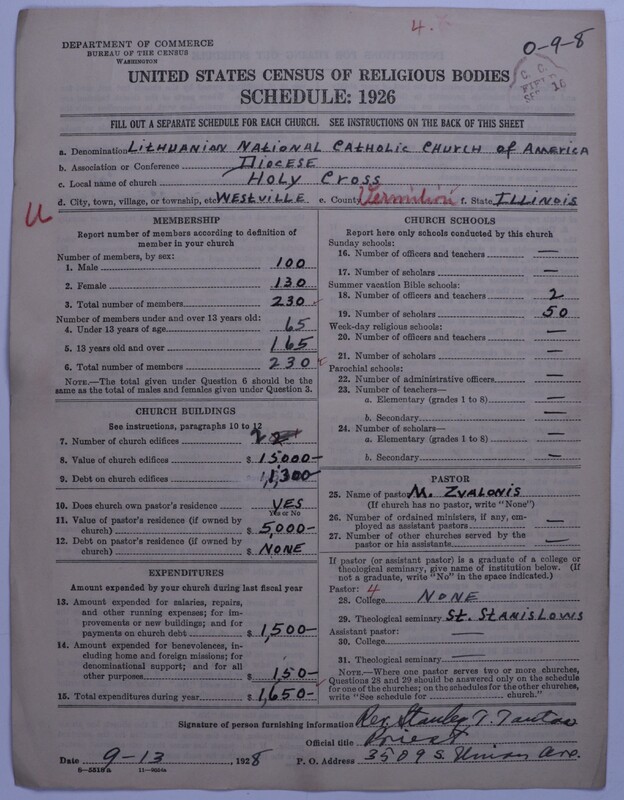 Scan of Lithuanian National Catholic Church of America: 4