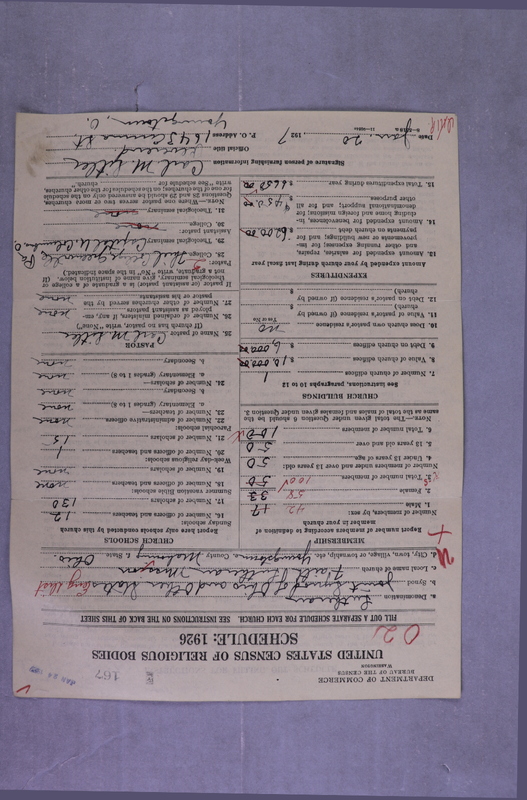 Scan of Synod of the Reformed Presbyterian Church of North America: 167