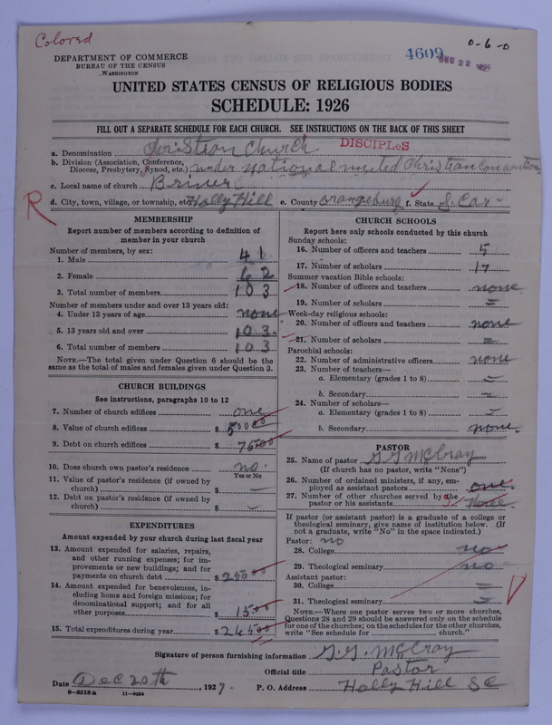Scan of Disciples of Christ: 4609