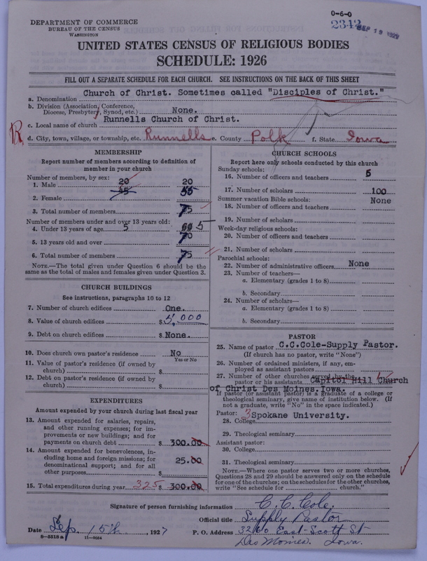 Scan of Disciples of Christ: 2342