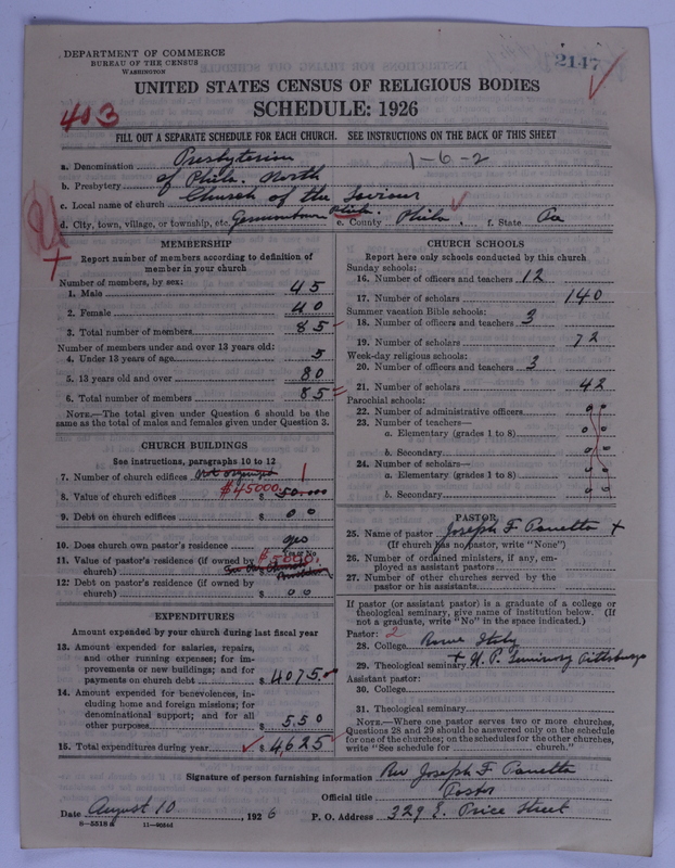 Scan of Presbyterian Church in the United States of America: 2147