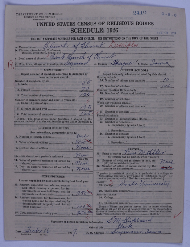 Scan of Disciples of Christ: 2410
