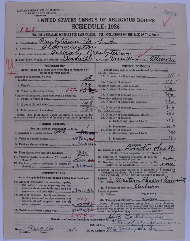 Scan of Presbyterian Church in the United States of America: 3874