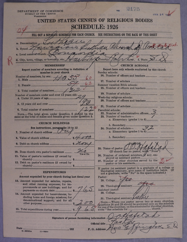 Scan of Norwegian Lutheran Church of America: 2175