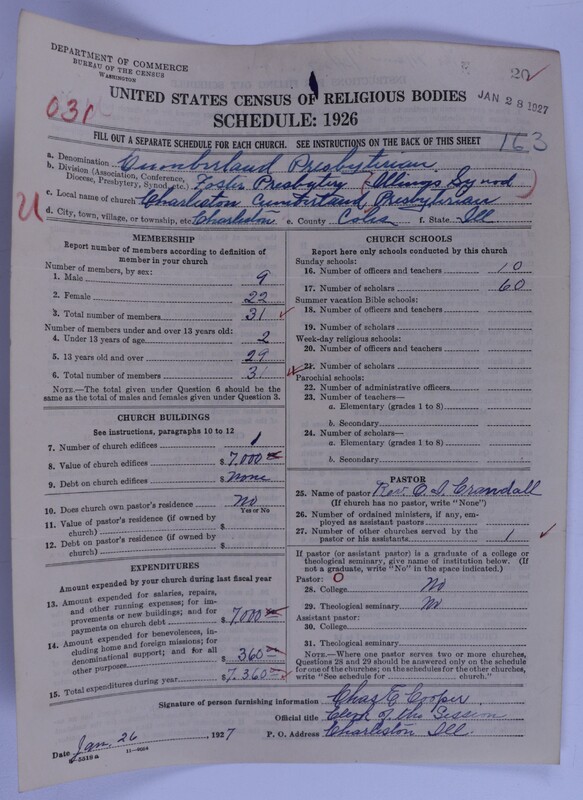 Scan of Cumberland Presbyterian Church: 20