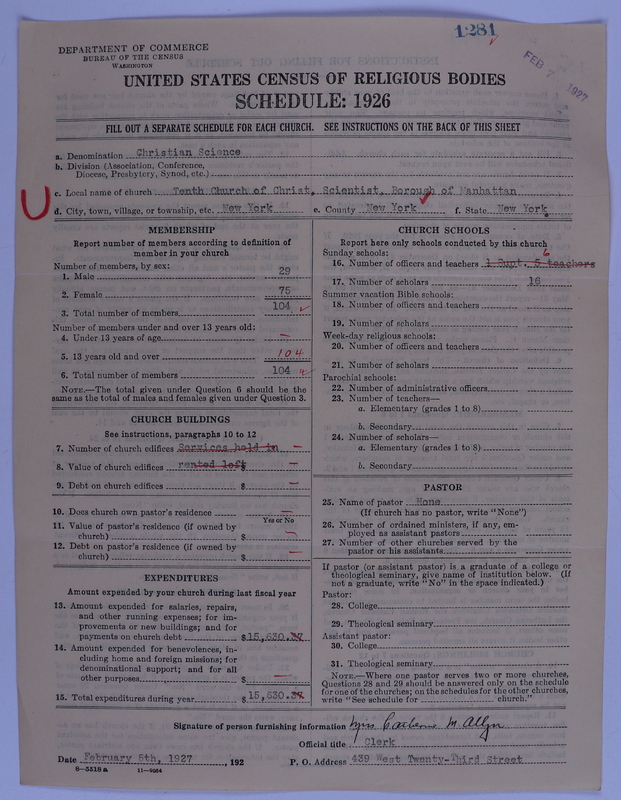 Scan of Church of Christ, Scientist: 1281